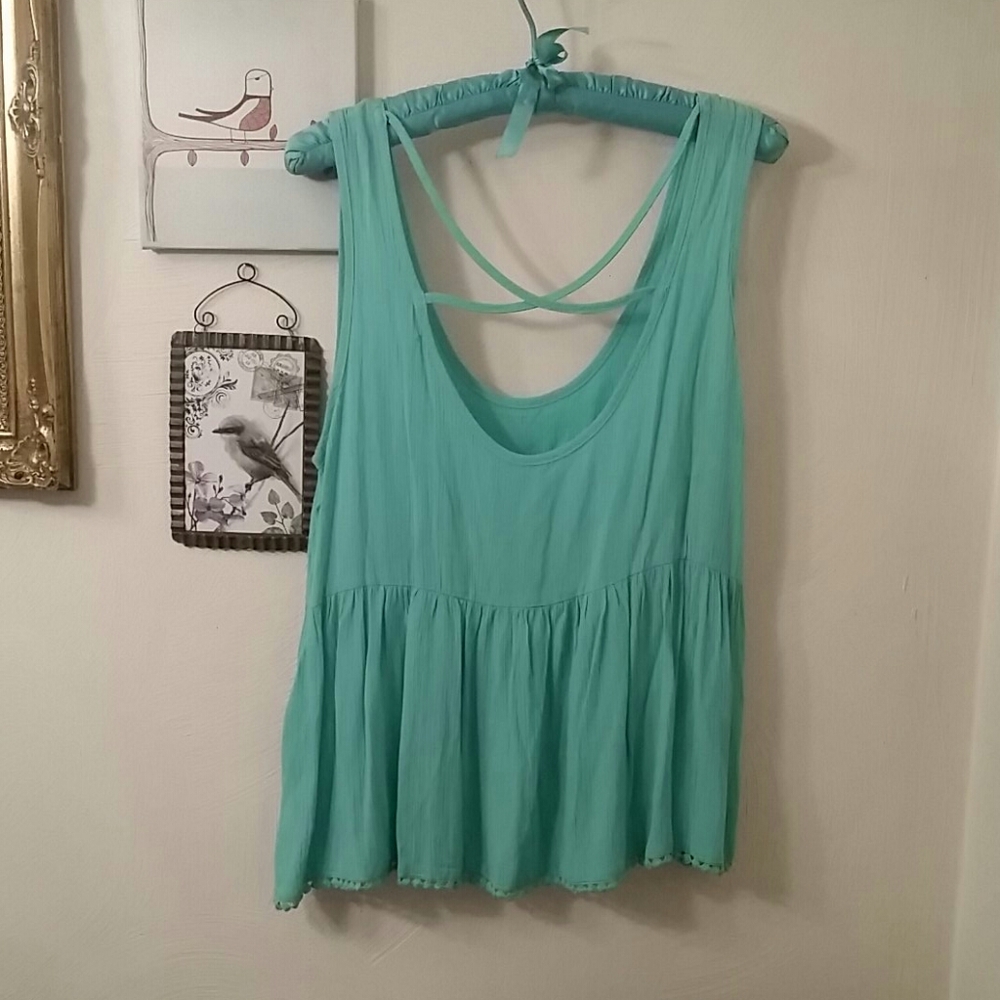 Liberty Love baby doll boho top, S - Picture 2 of 2
